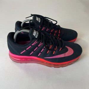 Nike Womens Air Max 2016 Black Running Shoes Sneakers Size 9.5 (806772-006)